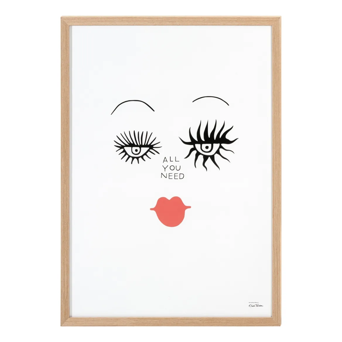 Art poster 50x70cm All you need<IITTALA New