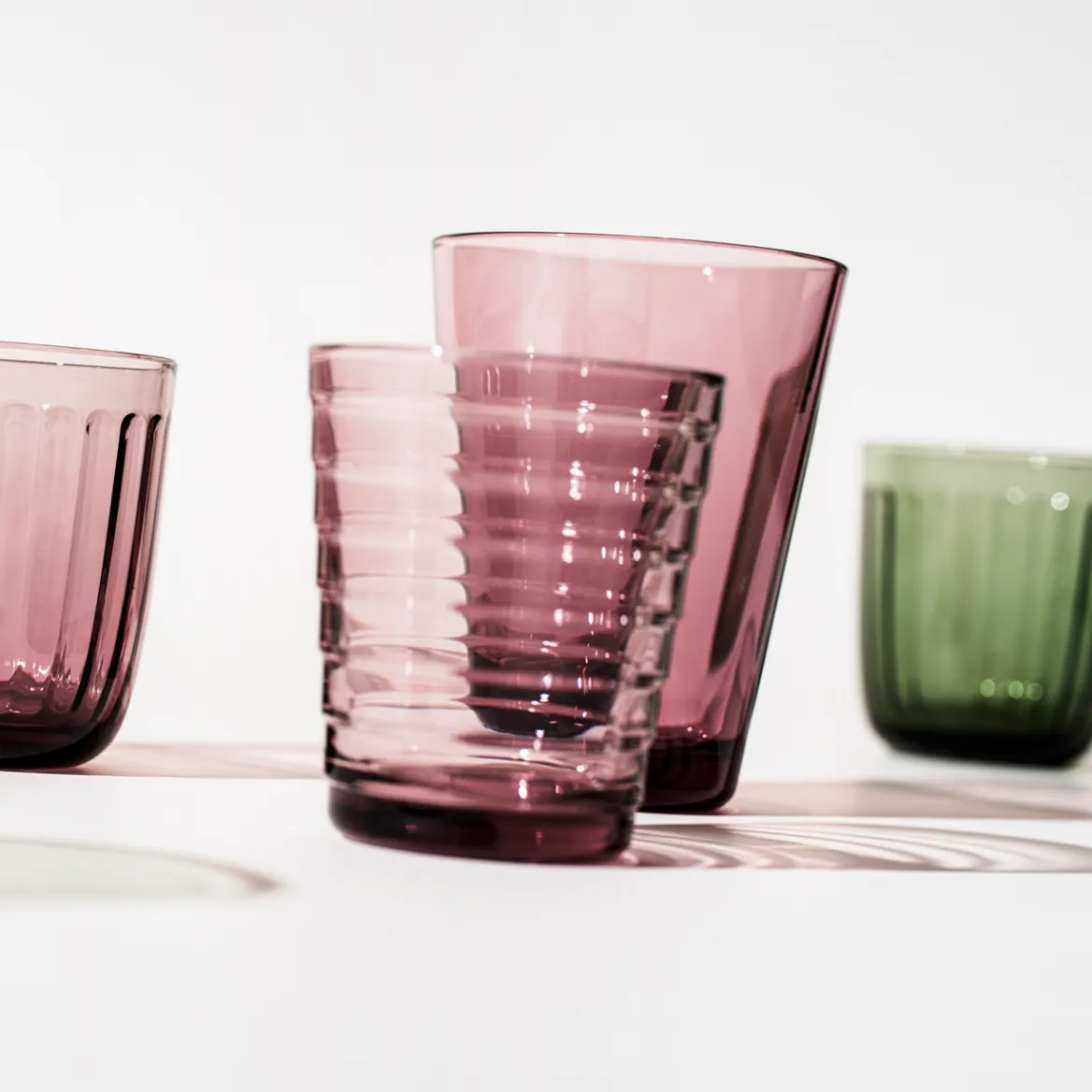 Dricksglas 26cl tallgrön 2st<IITTALA Outlet