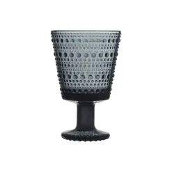 Glas på fot 26cl mörkgrå 2-pack<IITTALA Best