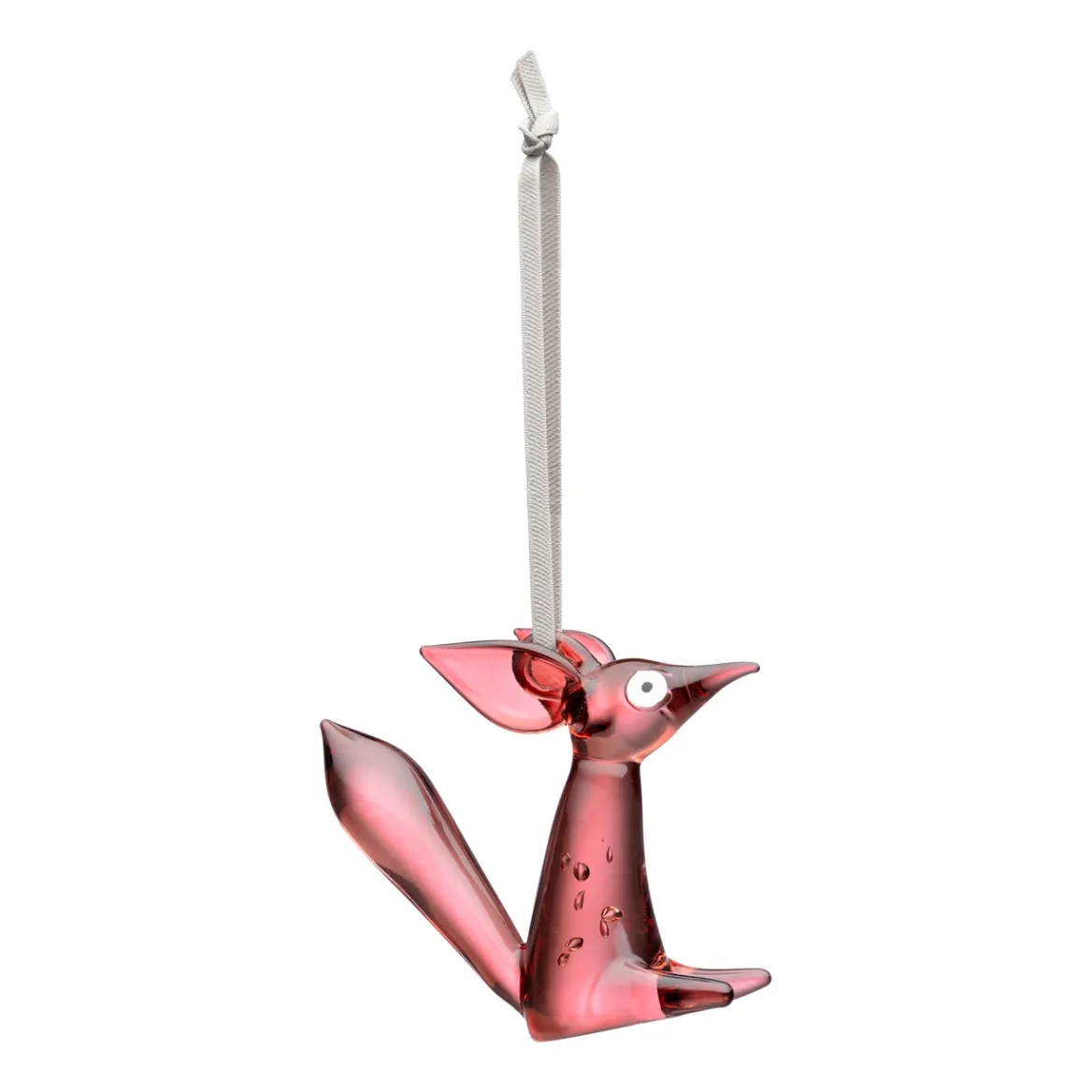 Glasdekoration sittande 80mm körsbär<IITTALA Clearance
