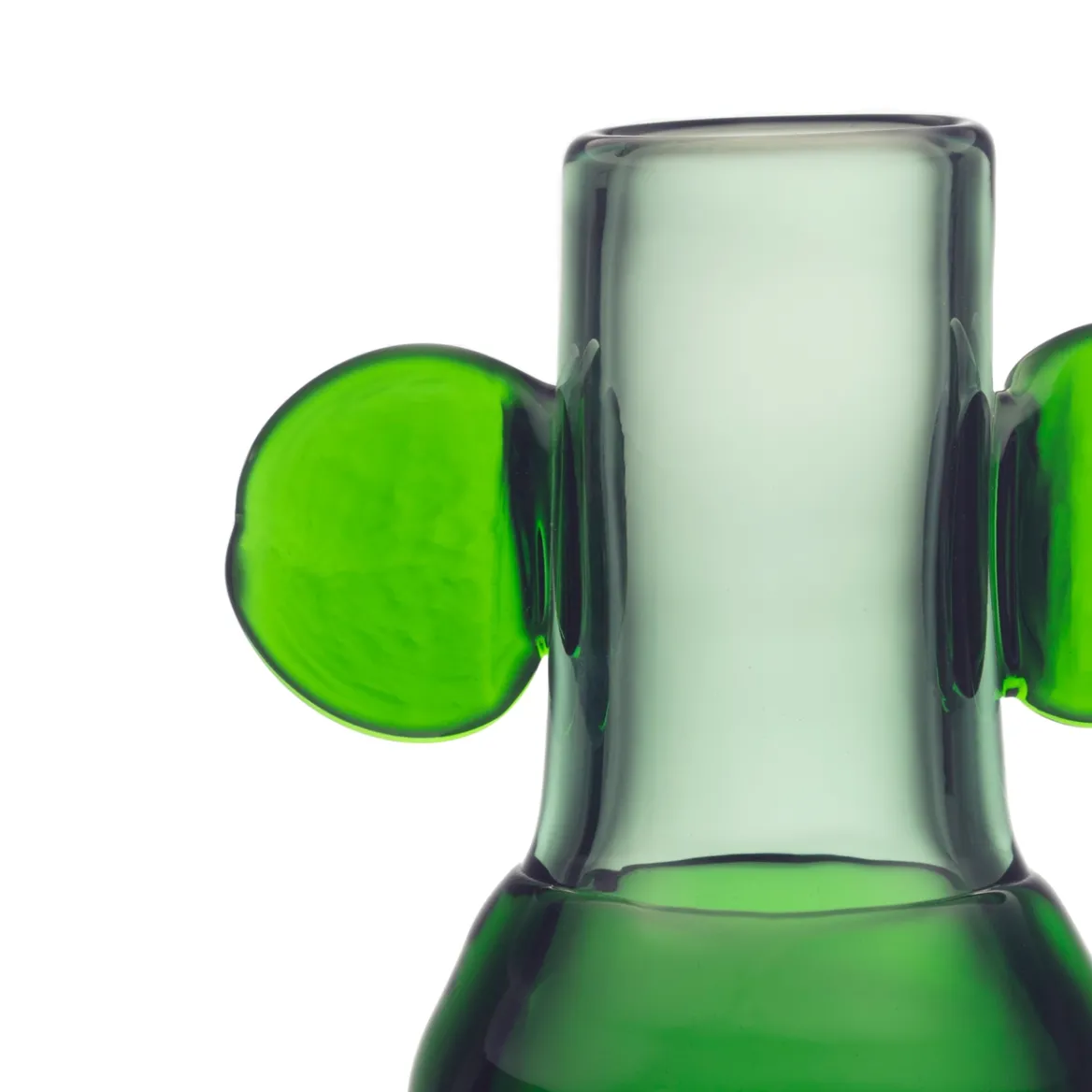 Glaskonst vas 250mm grön-ljusgrön<IITTALA Best