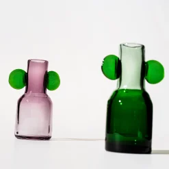 Glaskonst vas 250mm grön-ljusgrön<IITTALA Best