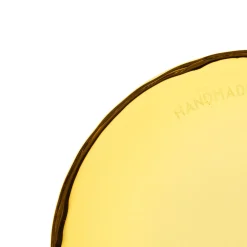 Glasunderlägg 9cm eldgul<IITTALA New