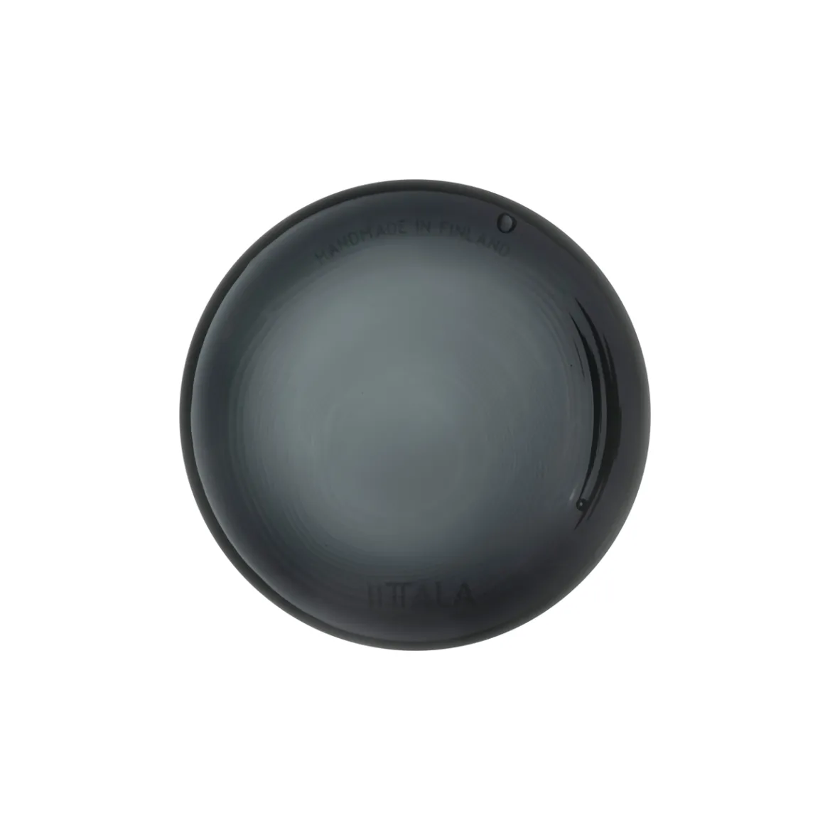 Glasunderlägg 9cm stålgrå<IITTALA