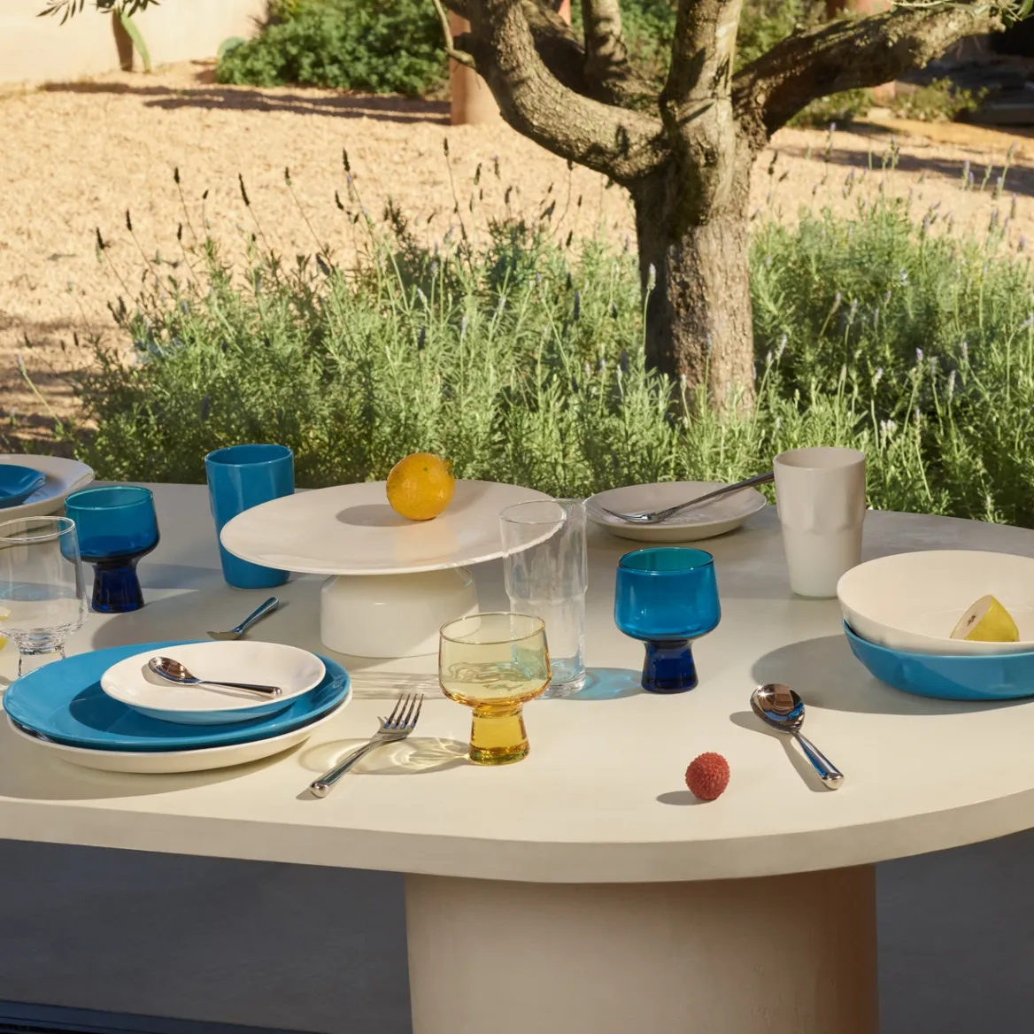 Högt dricksglas 39cl elektrisk blå 2-pack<IITTALA Sale