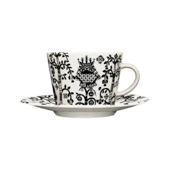 Kaffe/cappuccinokopp 0,2L & fat 15cm svart<IITTALA New