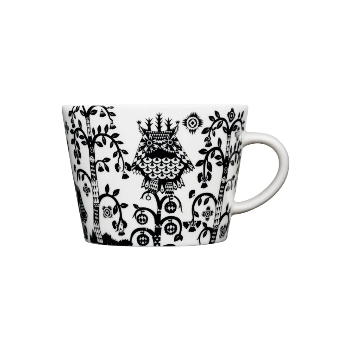 Kaffe/cappuccinokopp 0,2L & fat 15cm svart<IITTALA New