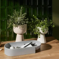 Keramikskål 370x75mm light grå<IITTALA Outlet