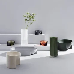 Keramikskål 240x120mm moss grön<IITTALA Outlet
