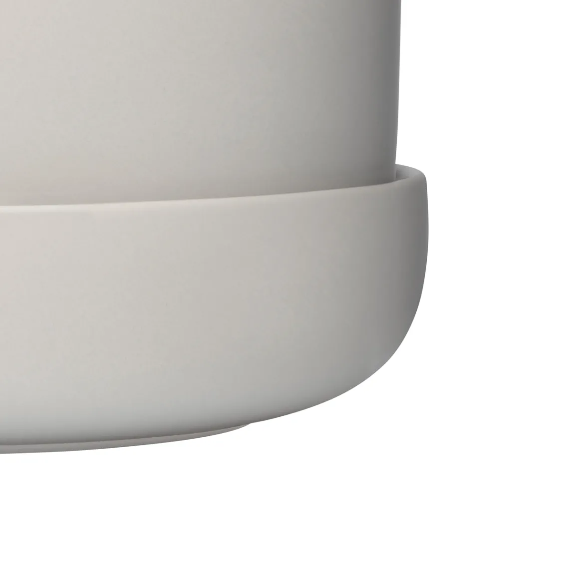 Kruka med Fat ljusgrå M<IITTALA New