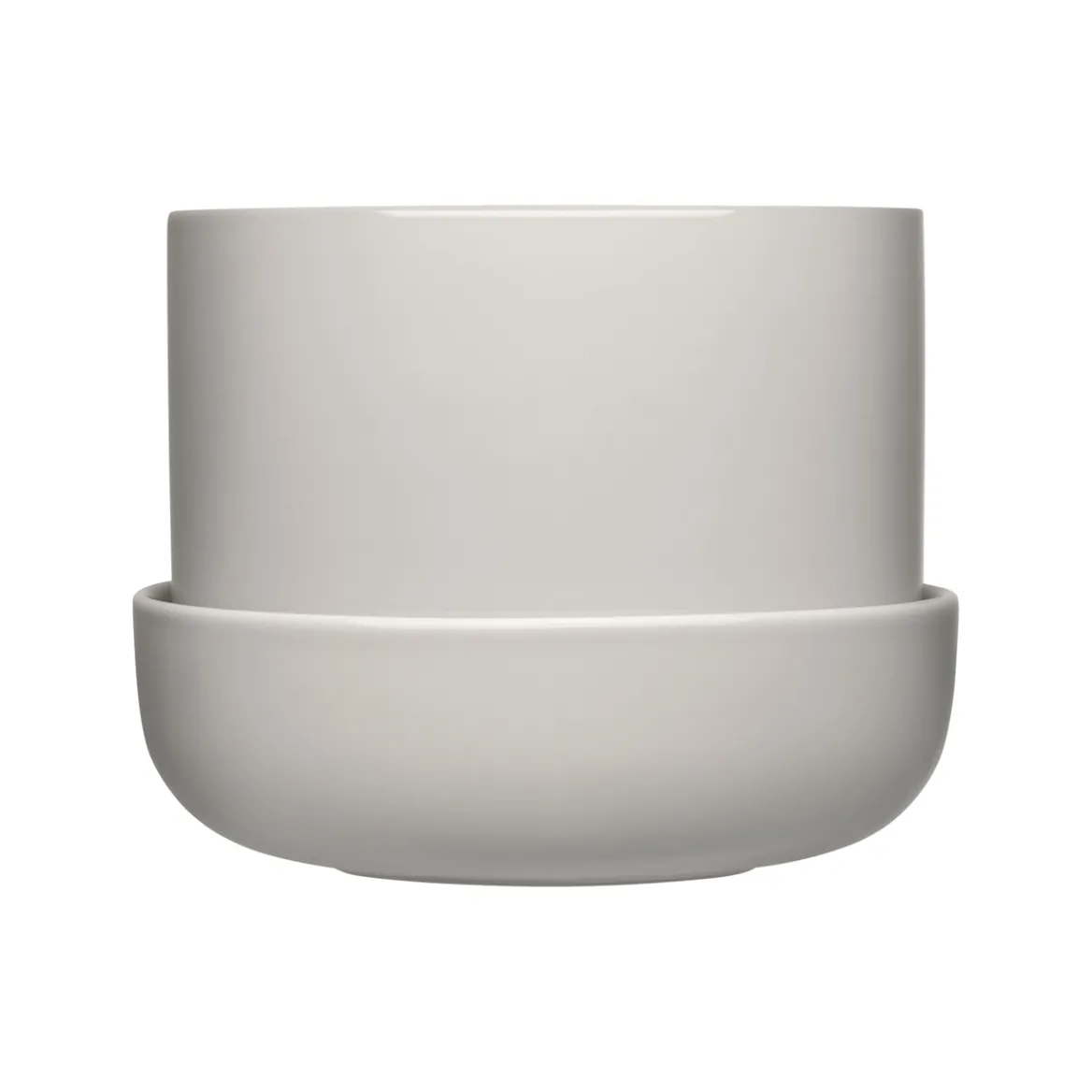 Kruka med Fat ljusgrå S<IITTALA Outlet