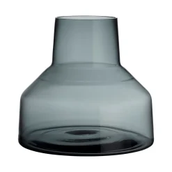 Låg vas 220x200mm stålgrå<IITTALA Hot