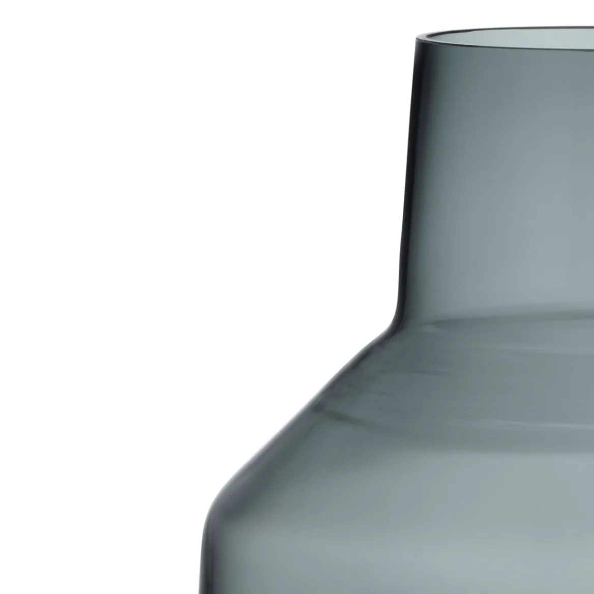 Låg vas 220x200mm stålgrå<IITTALA Hot