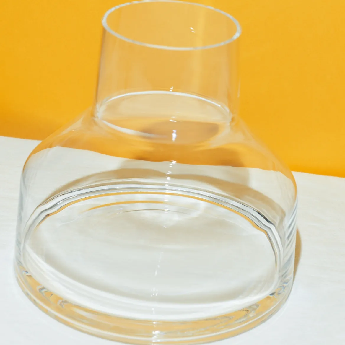 Låg vas 220x200mm stålgrå<IITTALA Hot