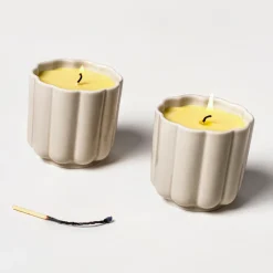 Ljus i keramikform rund<IITTALA