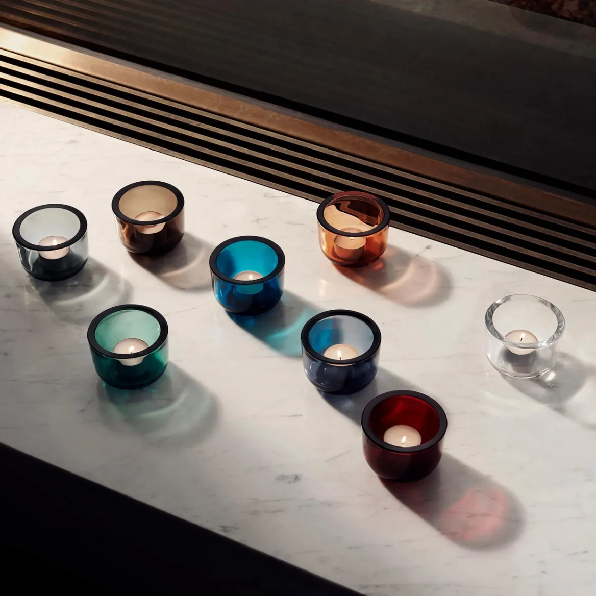 Ljuslykta 60mm grå<IITTALA Clearance