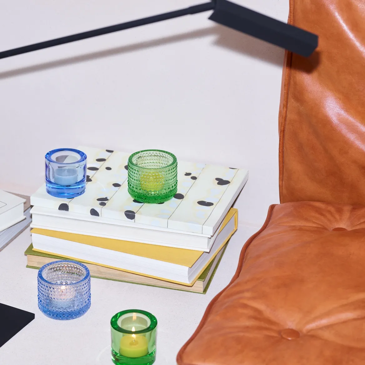 Ljuslykta 64mm äppelgön<IITTALA Outlet