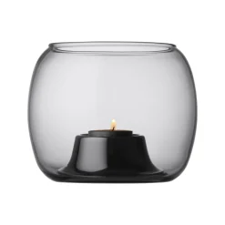 Ljuslykta 141x115mm grå<IITTALA Outlet
