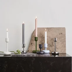 Ljusstalke 183mm steel<IITTALA Outlet