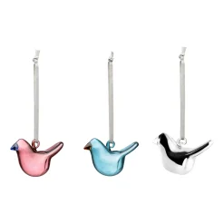 Mini glasfågel mix 3-pack<IITTALA Hot