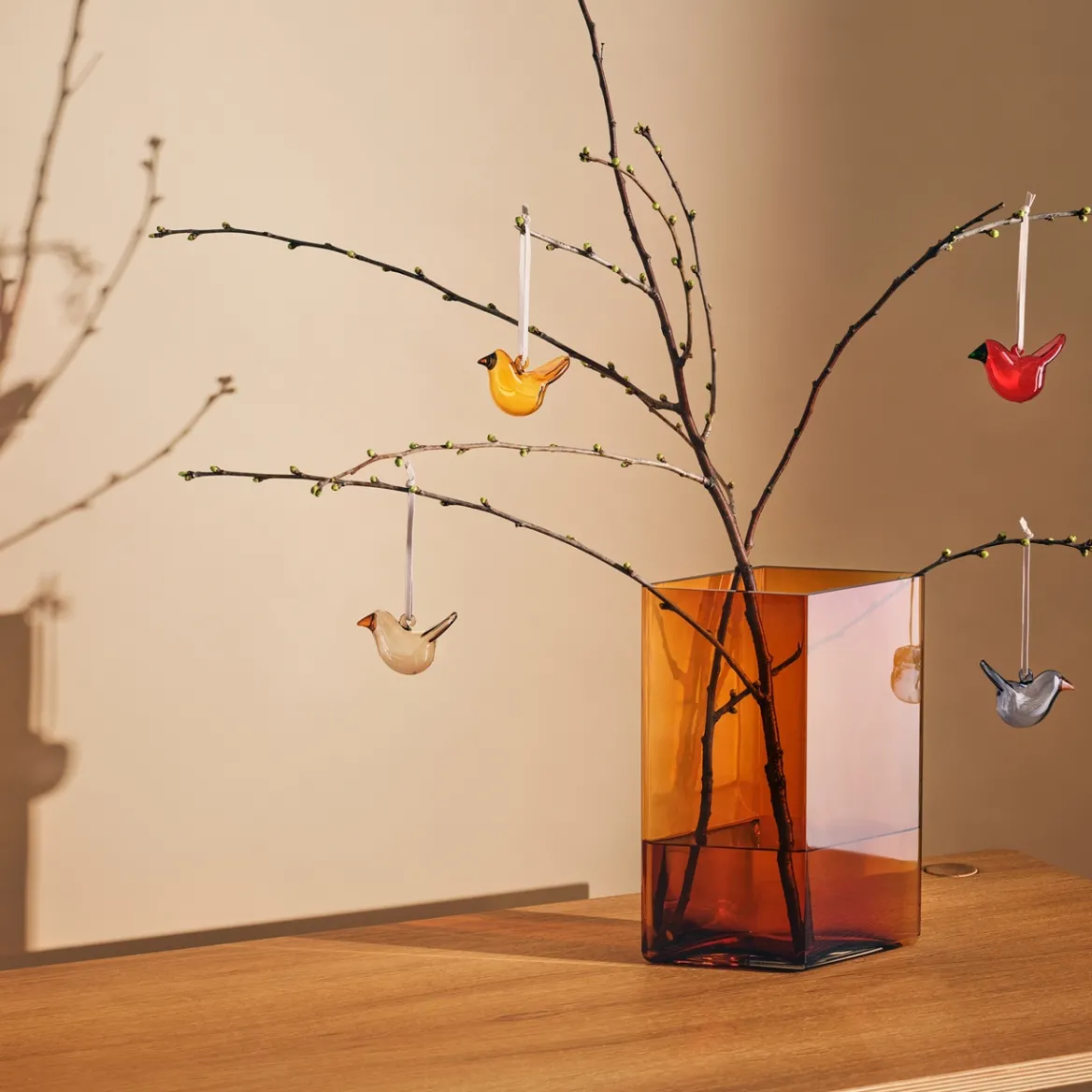 Mini glasfågel 3set<IITTALA Discount