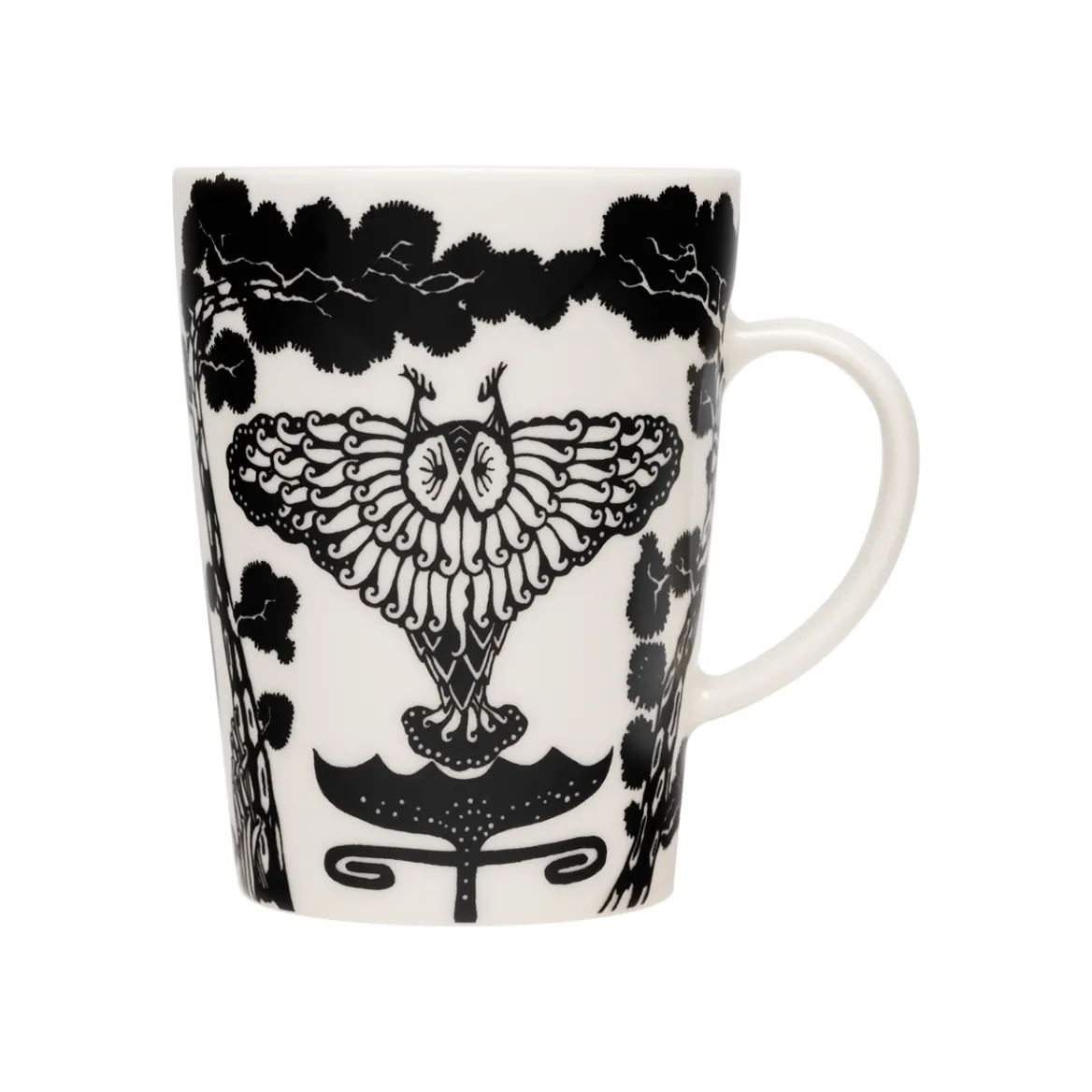 Mugg 0,4L Uni svart och vit, presentförpackning<IITTALA Online