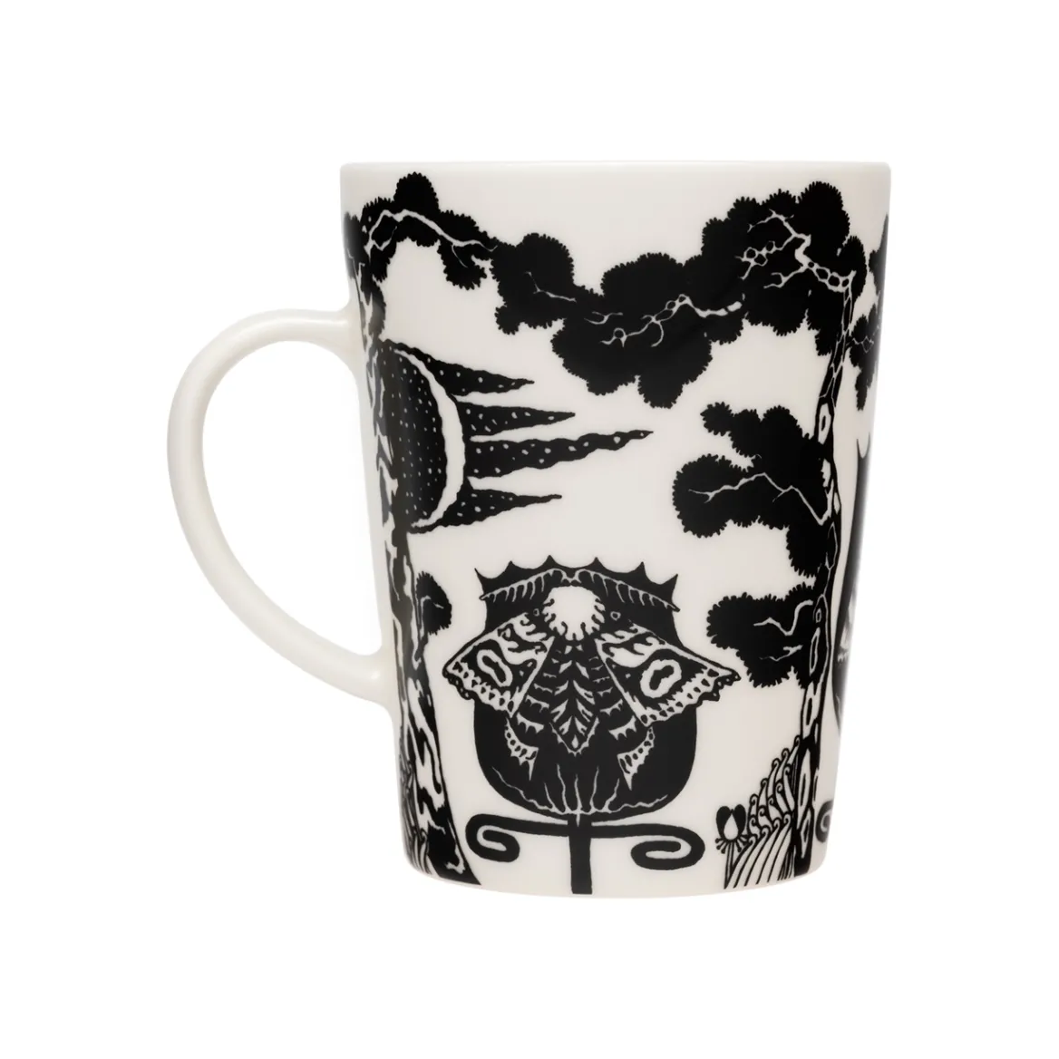 Mugg 0,4L Uni svart och vit, presentförpackning<IITTALA Online