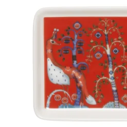 Tallrik rektangulär 12x24cm röd<IITTALA Best