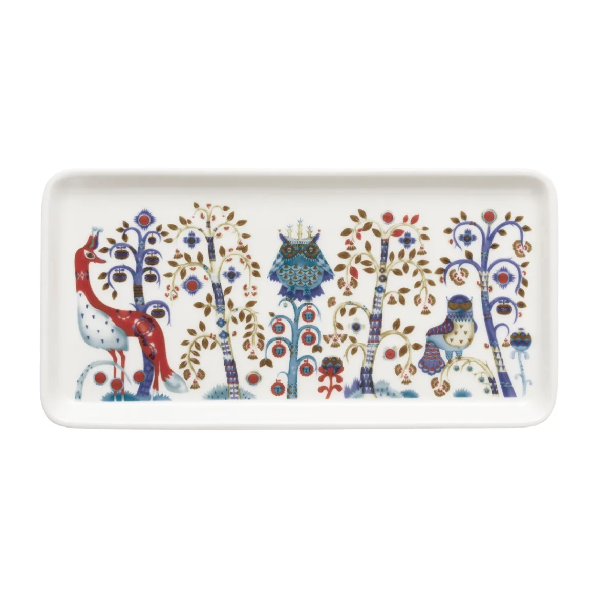 Tallrik rektangulär 12x24cm vit<IITTALA Outlet