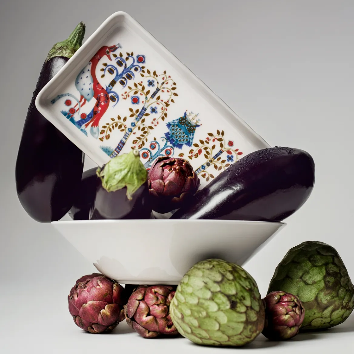 Tallrik rektangulär 12x24cm vit<IITTALA Outlet