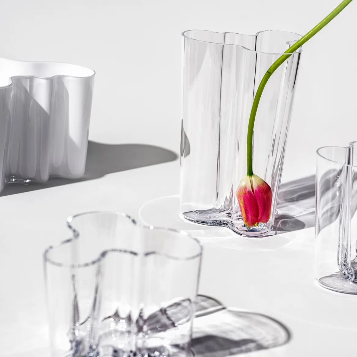 Vas 160mm moss grön<IITTALA Outlet