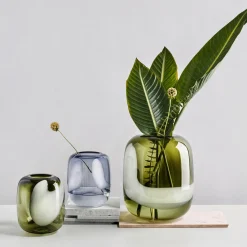 Vas 200mm moss grön/opal<IITTALA Clearance