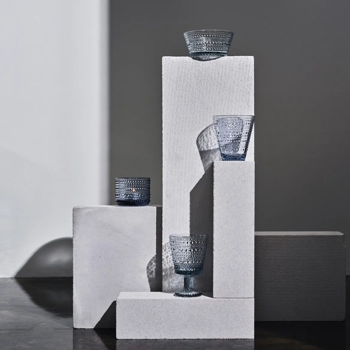 Värmeljusstake 64 mm återvunnet glas<IITTALA Hot